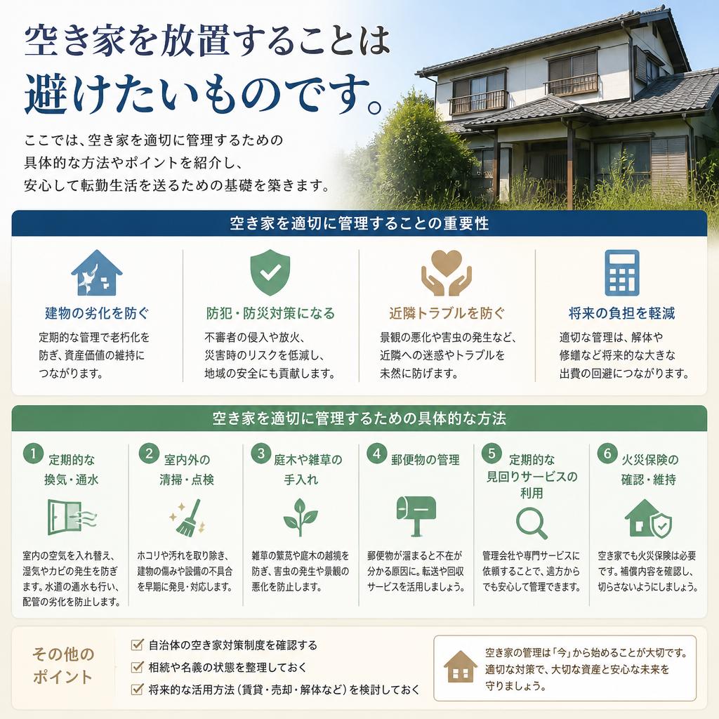 空き家管理の重要性と方法