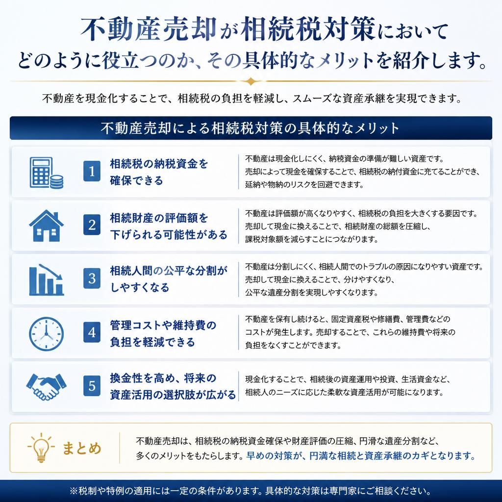 不動産売却のメリット