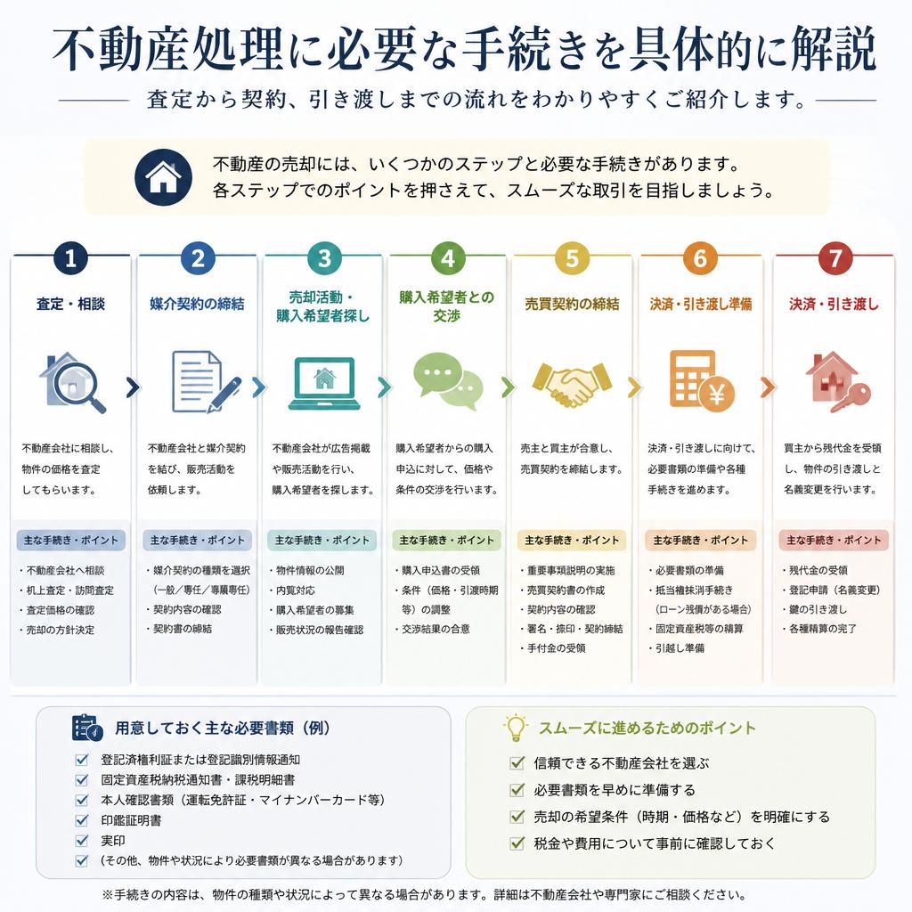 手続きの流れを解説