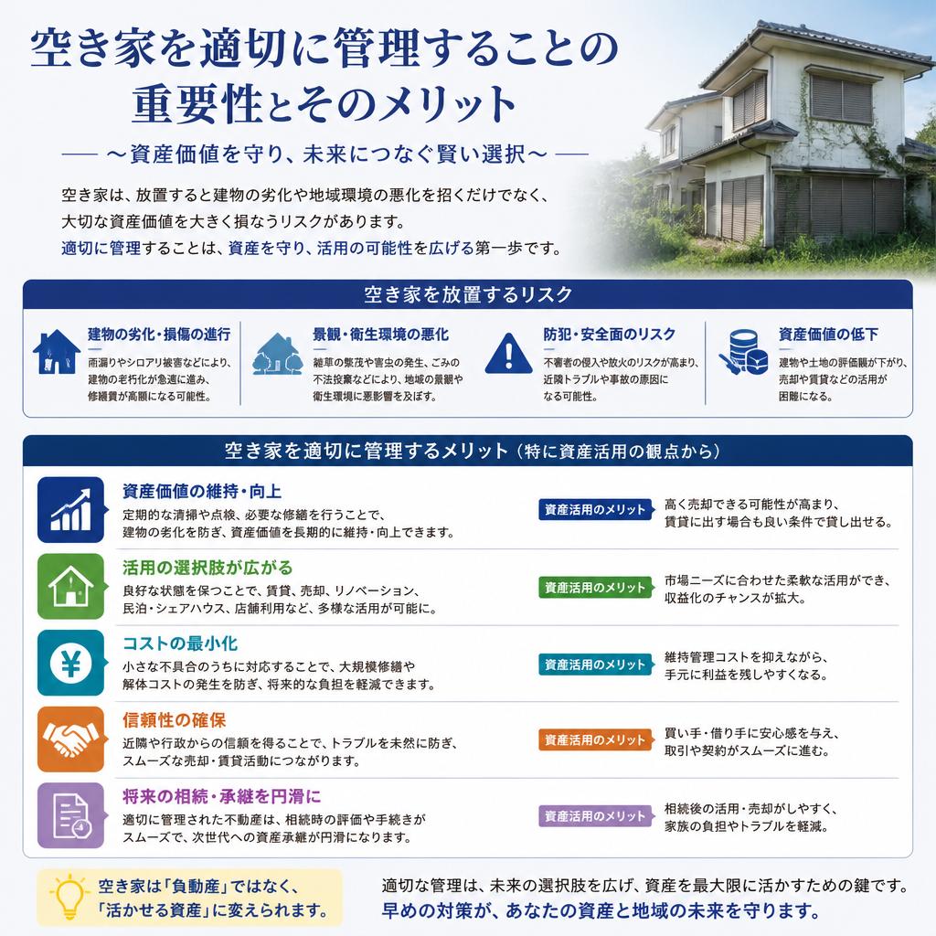 空き家管理の重要性