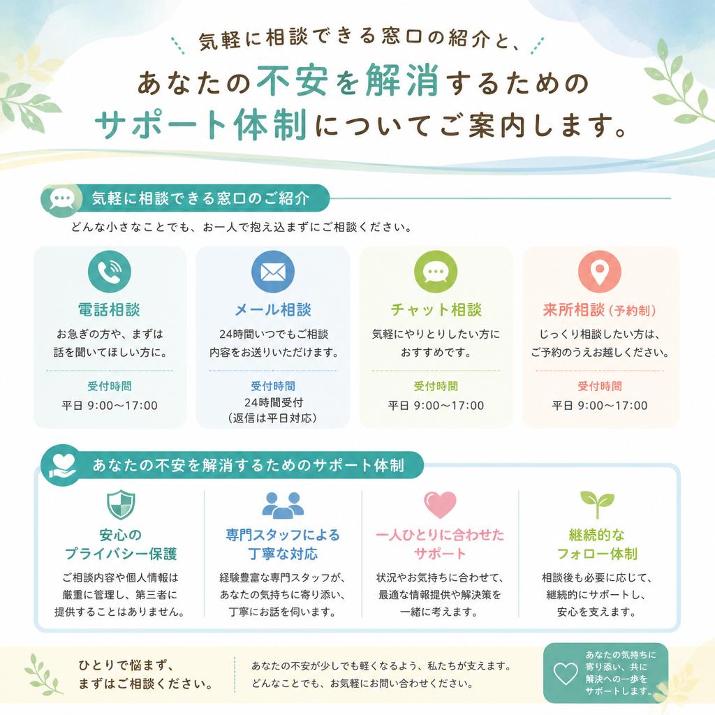 7. まずは相談を！安心のお手伝い