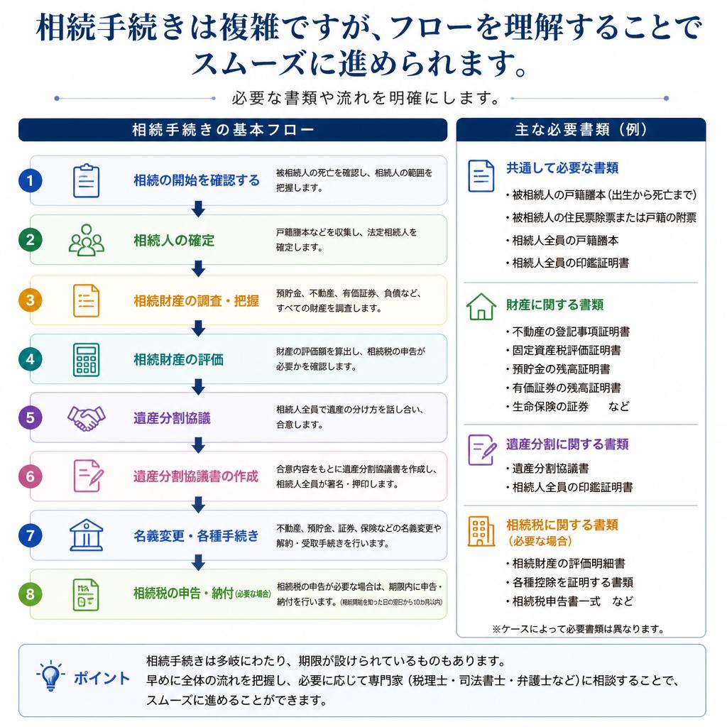 相続手続きの流れ