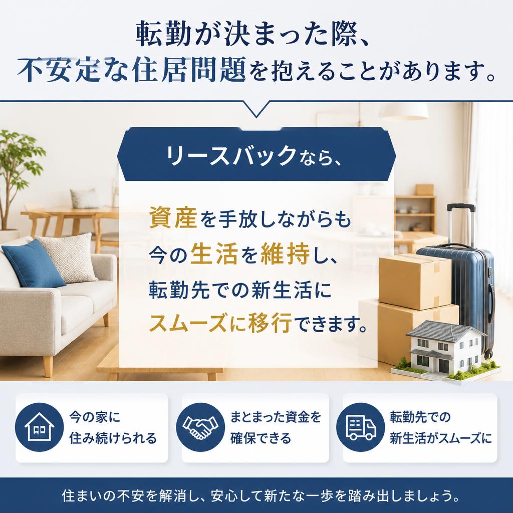 転勤対策に最適なリースバック