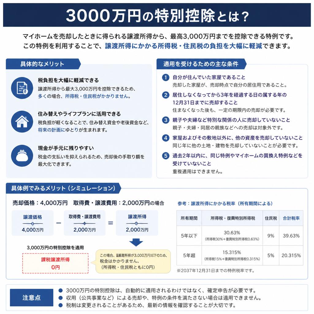 3000万円特別控除の仕組み