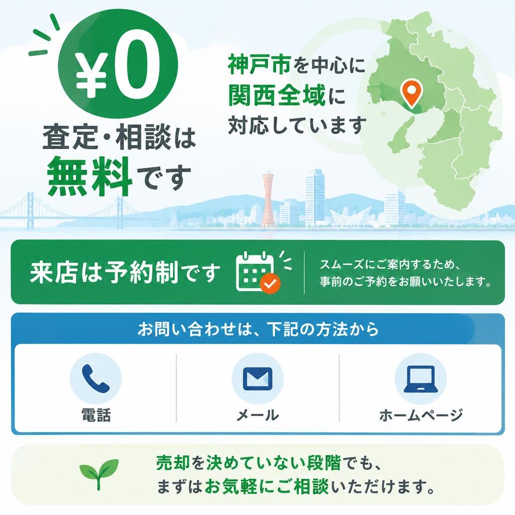 あなたの家の価値、無料査定で確かめませんか？神戸の売却相談はこちら